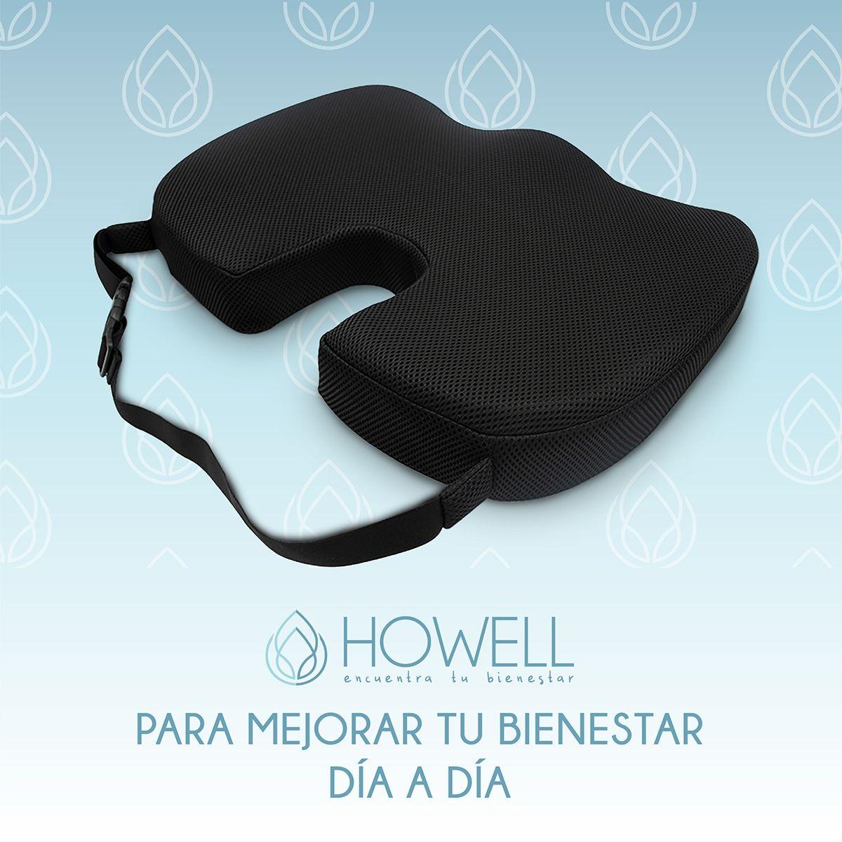 Cojin Lumbar Viscoelástico Asiento + Cojin Espalda Howell-6
