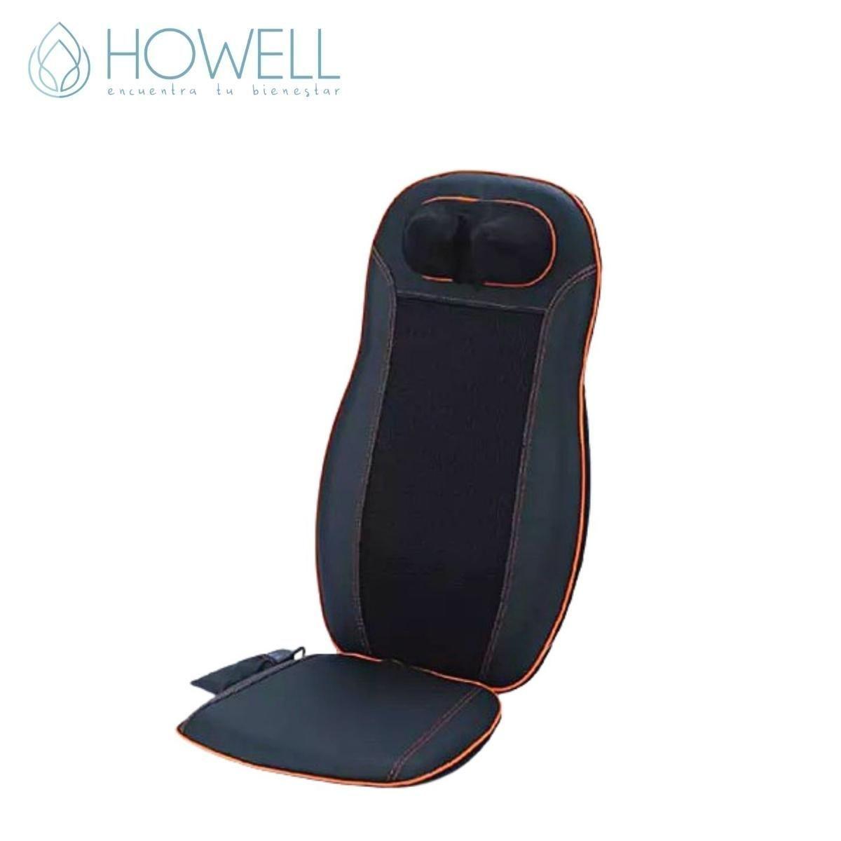 Asiento Masajeador Shiatsu Howell Con Calor Espalda Cuello-10