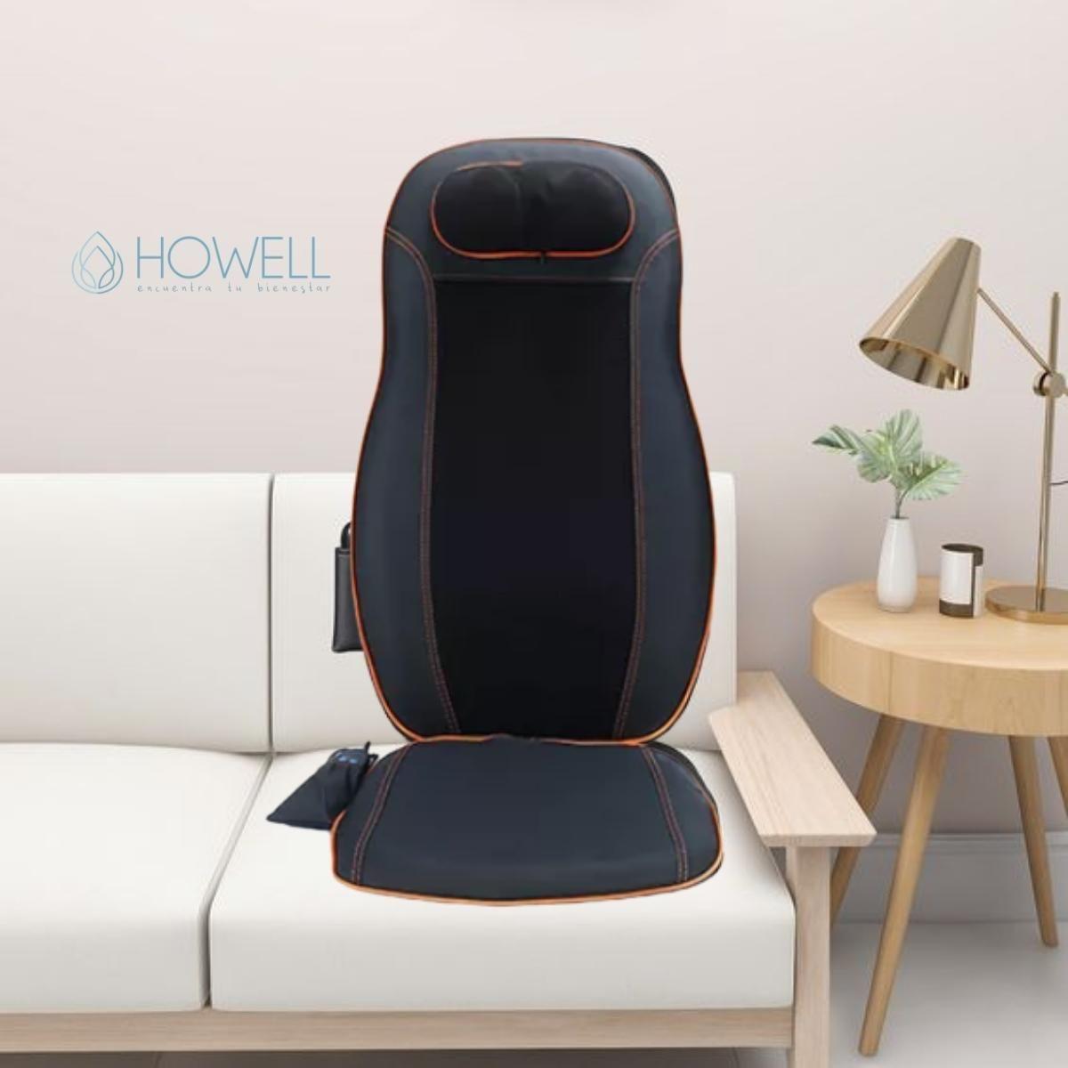 Asiento Masajeador Shiatsu Howell Con Calor Espalda Cuello-6