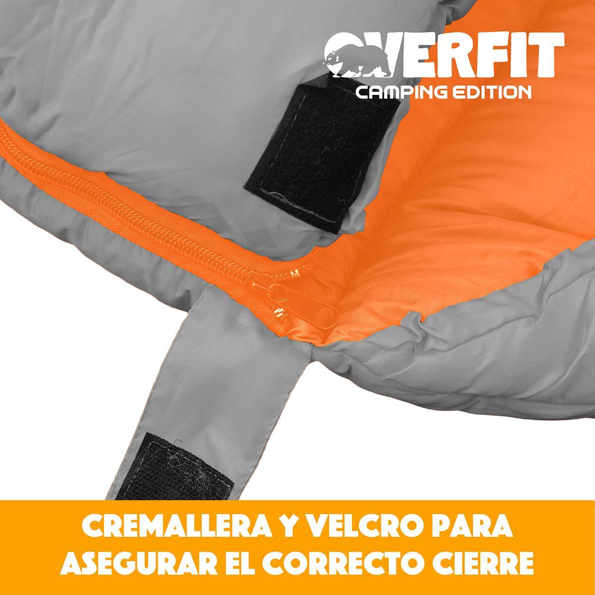 Saco de Dormir Termico 0 a 15 Grados Recto Overfit Camping-4