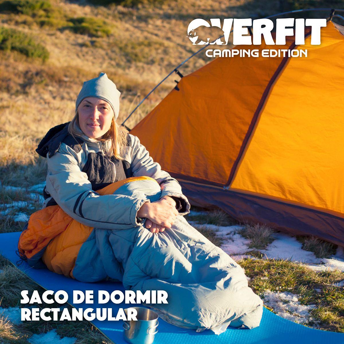 Saco de Dormir Termico 0 a 15 Grados Recto Overfit Camping-8