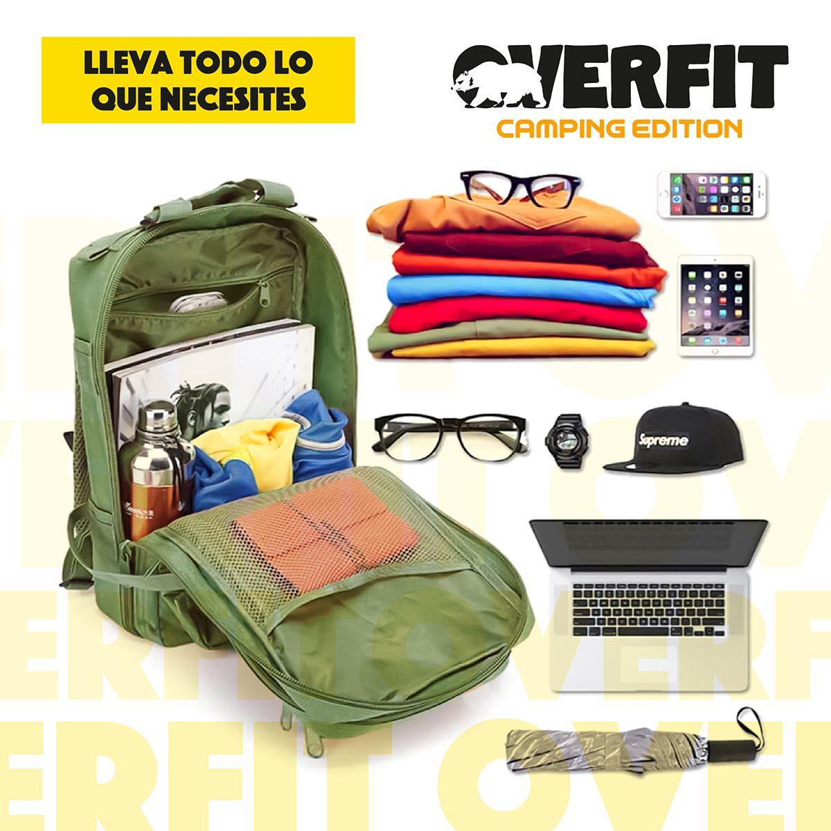Mochila de Táctica Militar 30L Overfit Trekking Edition-4