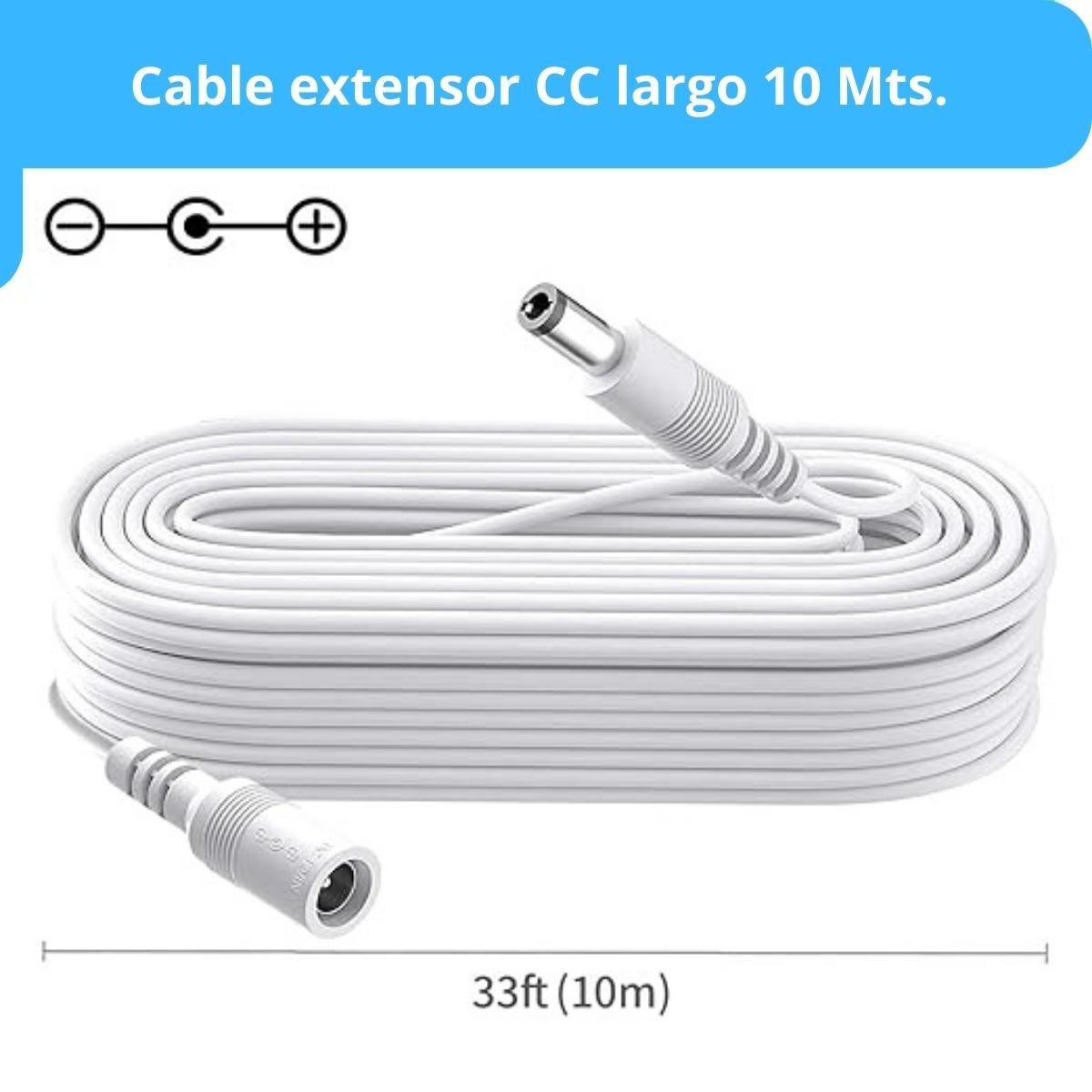Cable Cámara Seguridad Extensor Universal 10 Metros 12V-4