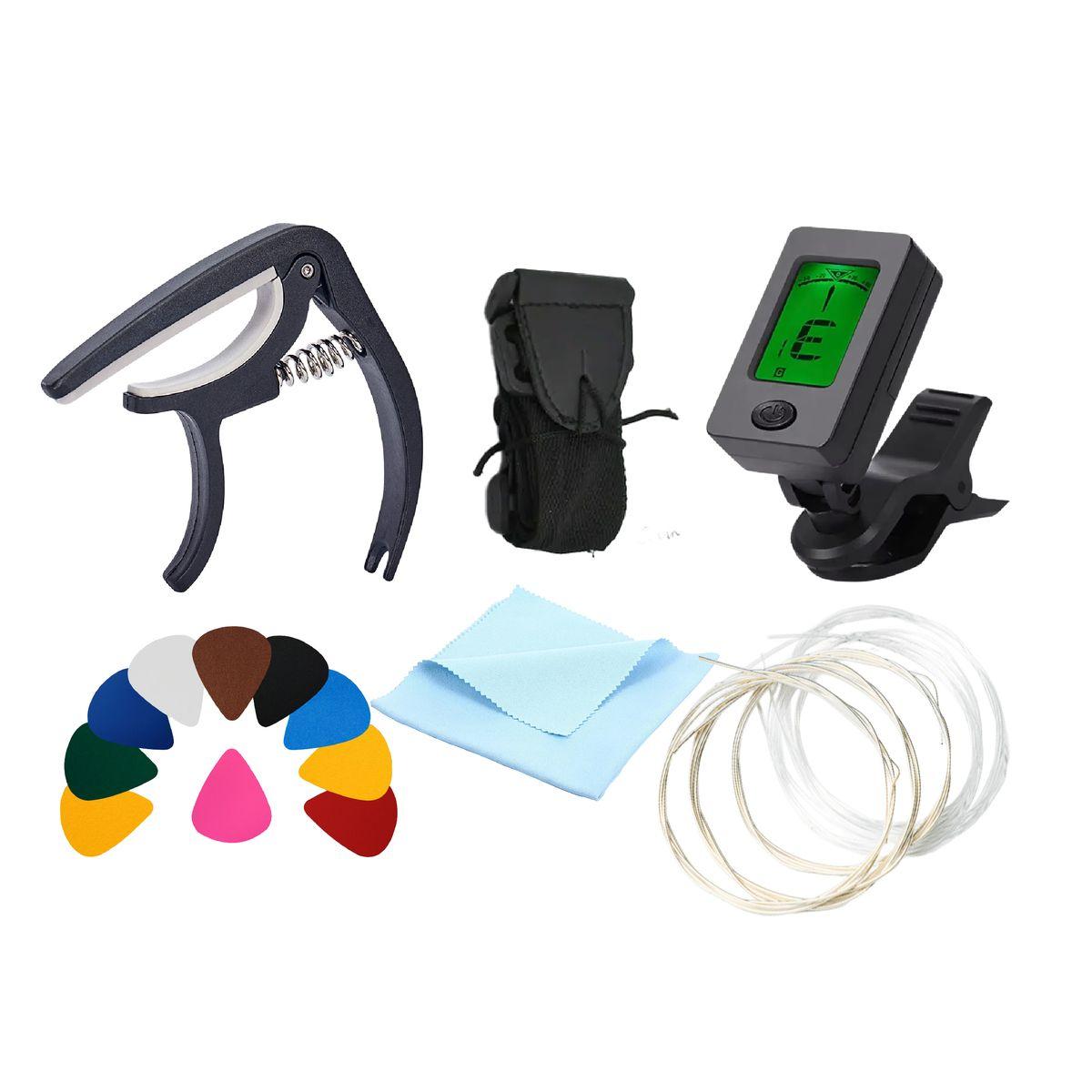 Accesorios Para Guitarra Acustica Ibrah Music Cuerdas Kit-0