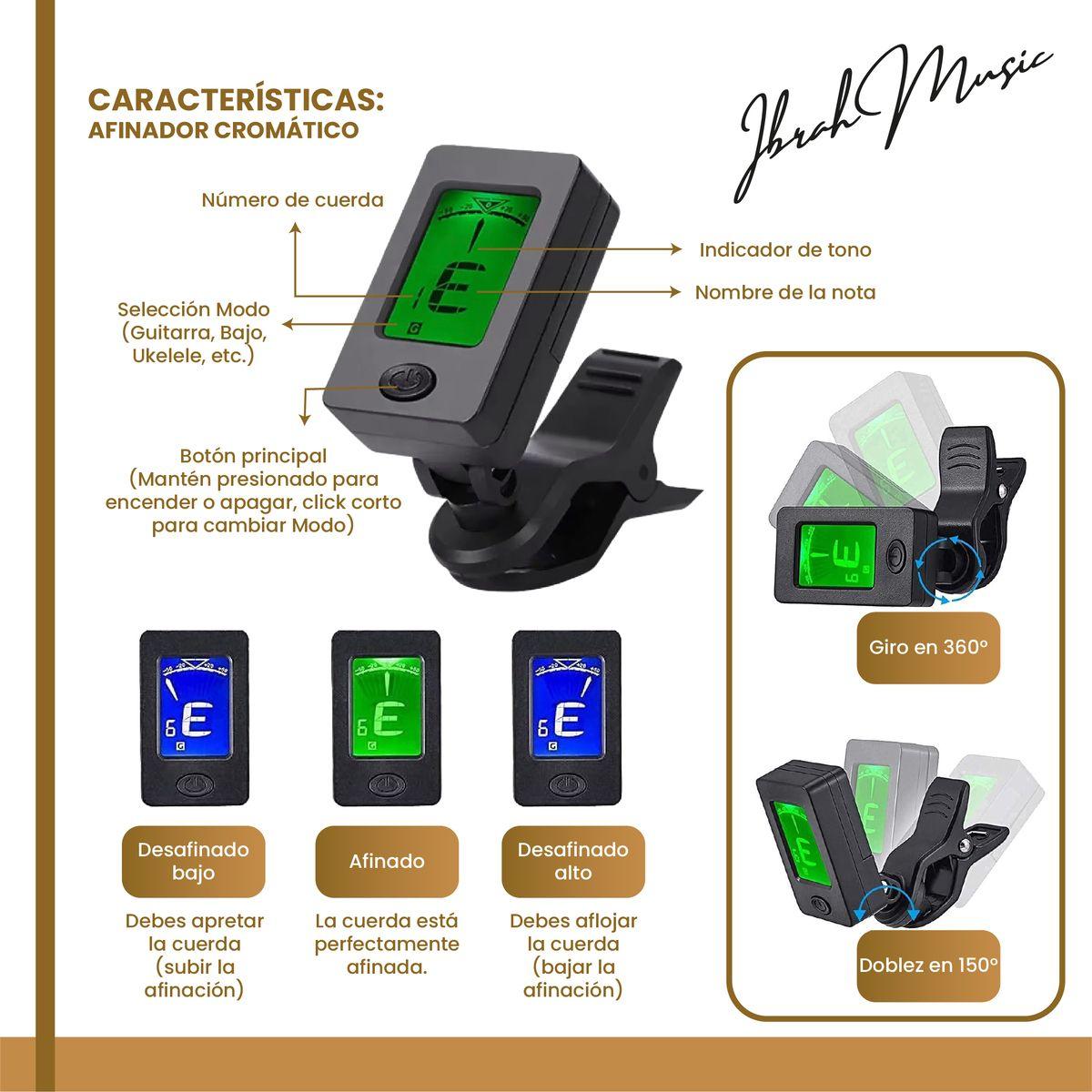 Accesorios Para Guitarra Acustica Ibrah Music Cuerdas Kit-3