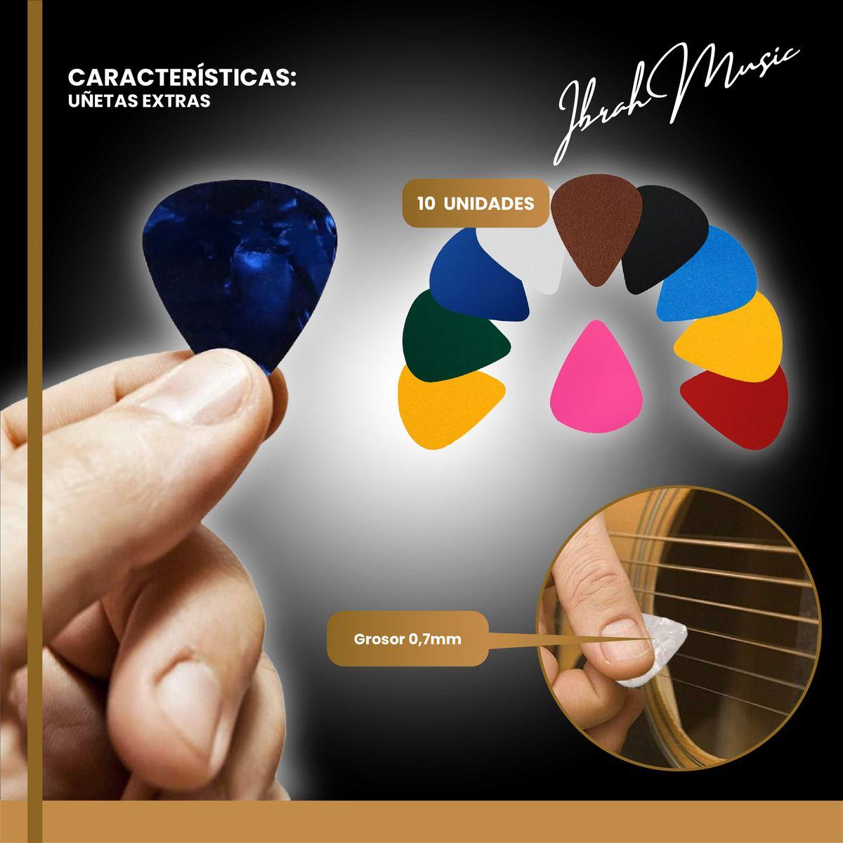 Accesorios Para Guitarra Acustica Ibrah Music Cuerdas Kit-5