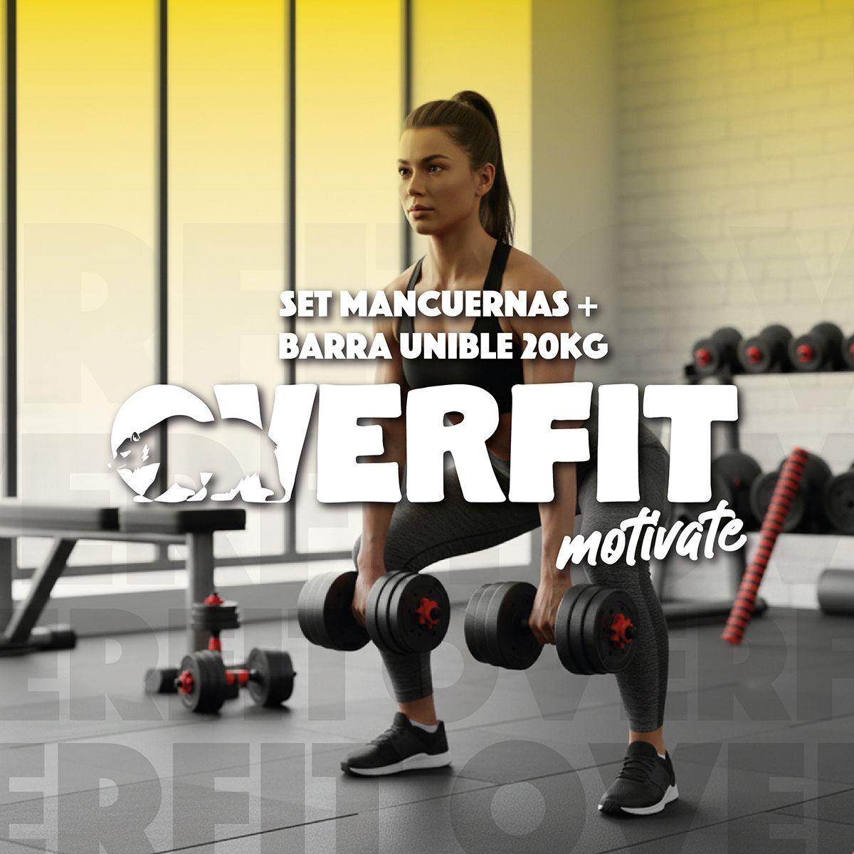 Set Mancuernas Y Barra Unibles 20kg Fitness Pesas Ajustables-9