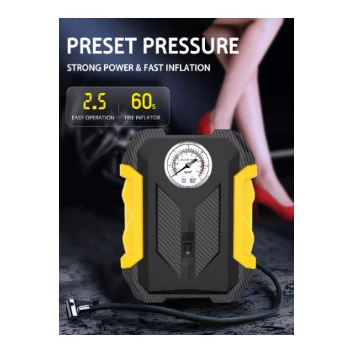 Compresor Aire Auto Portatil Inflador De Neumaticos 12V-9