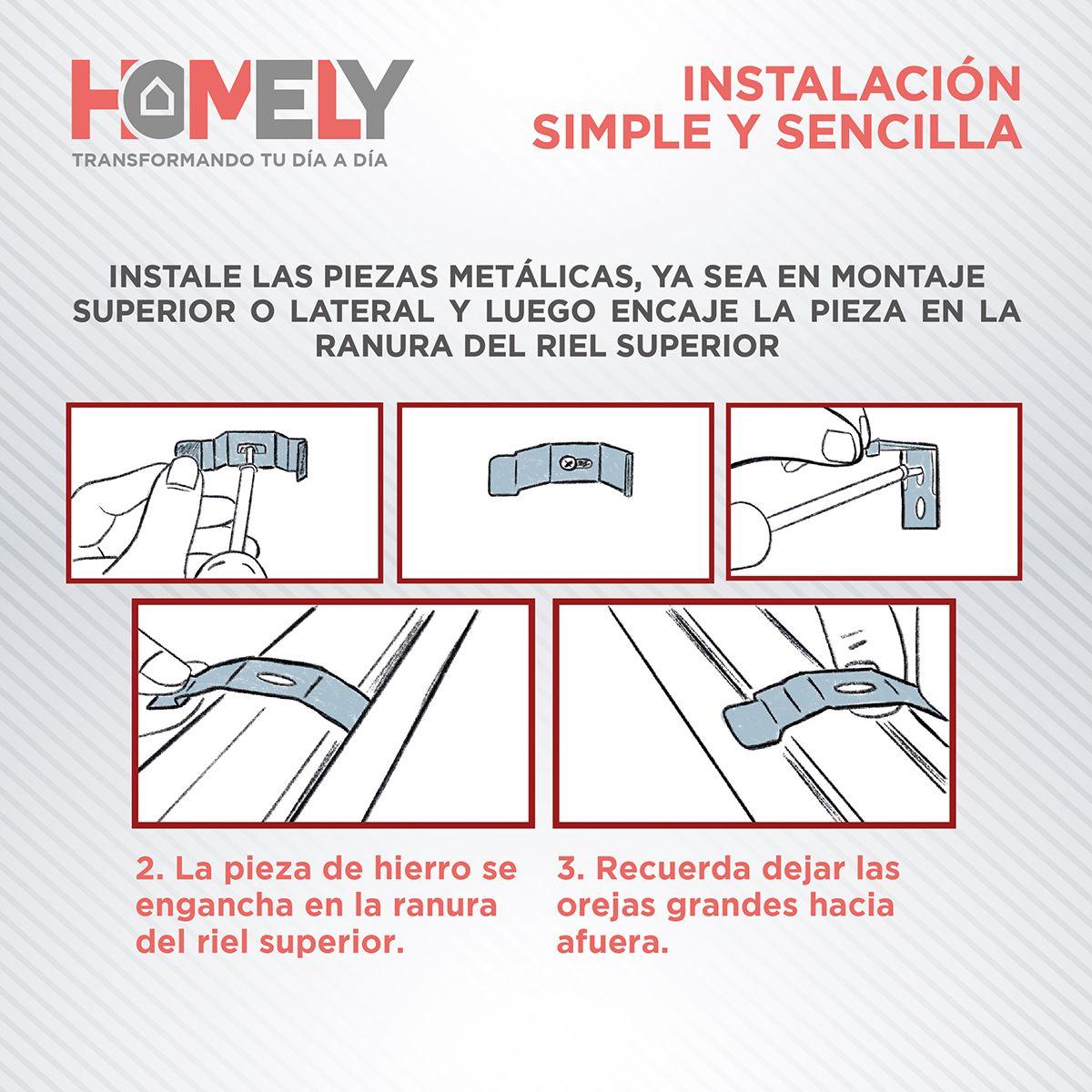 Cortinas Roller Duo 100% Dia y Noche Zebra 150x200cm Homely-3