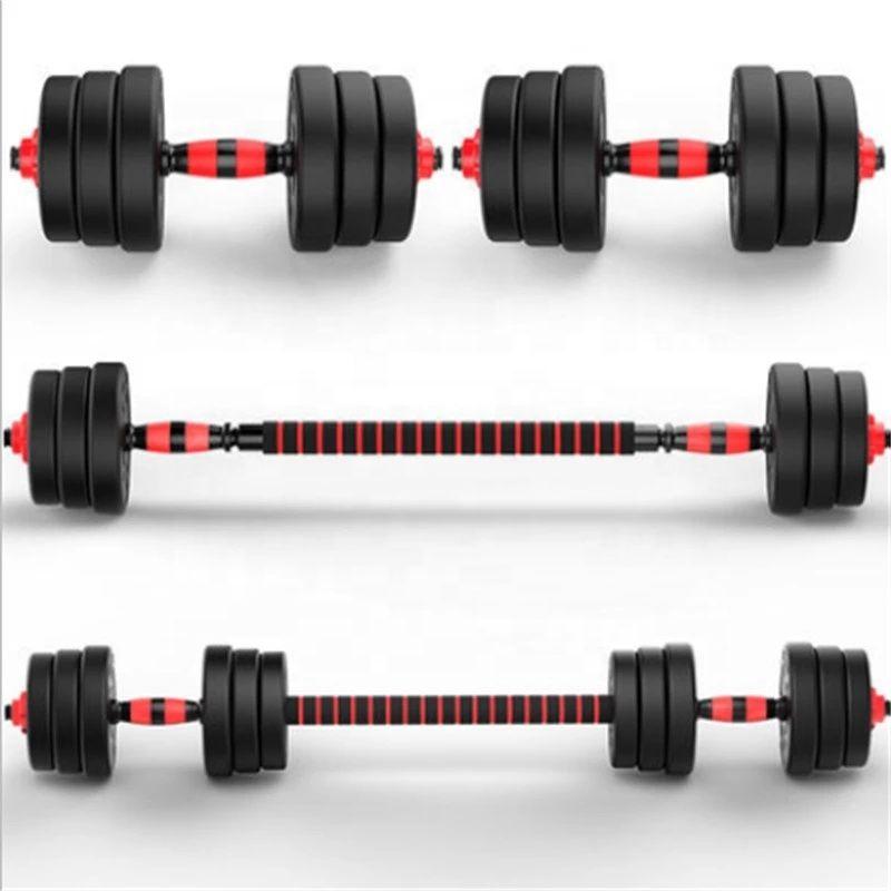 Set Mancuernas Y Barra Unibles 40kg Fitness Pesas Ajustables-4