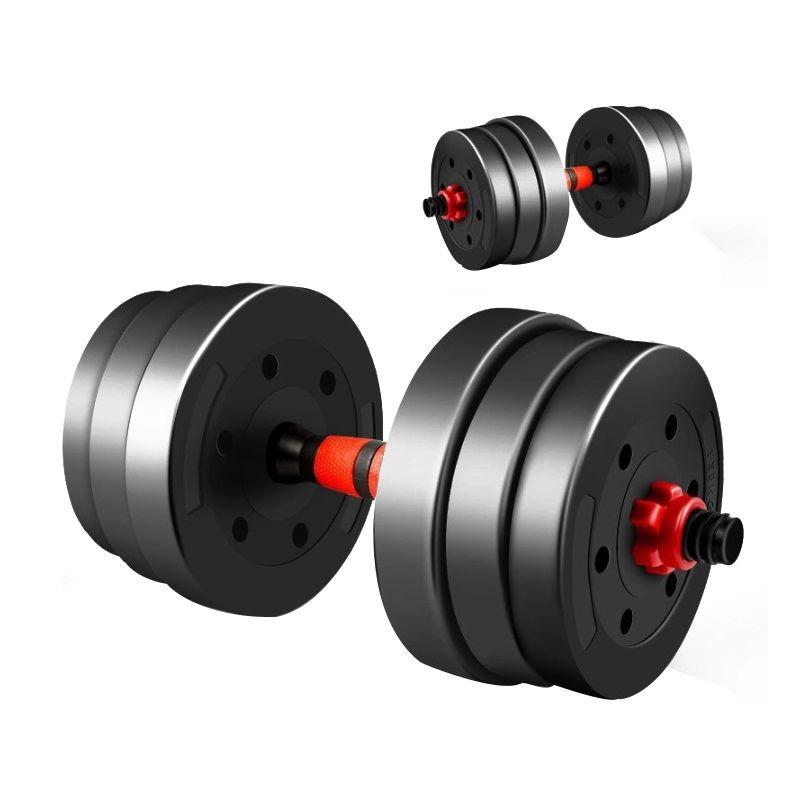 Set Mancuernas Y Barra Unibles 40kg Fitness Pesas Ajustables-5
