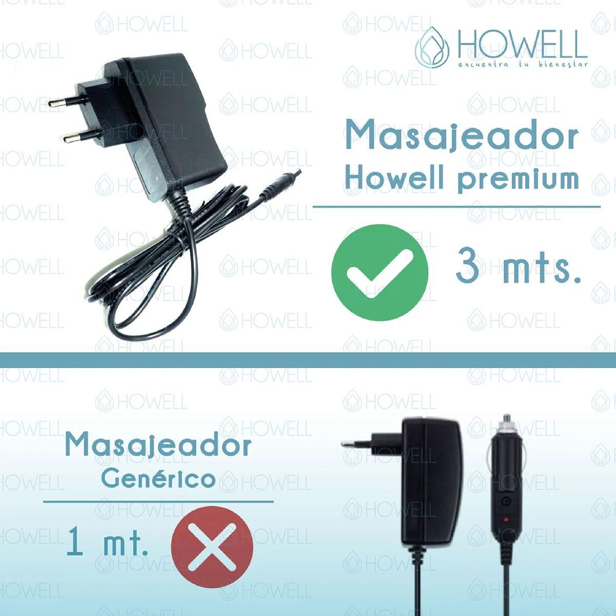 Masajeador De Cuello Espalda Howell Cervical V4 Celeste-5