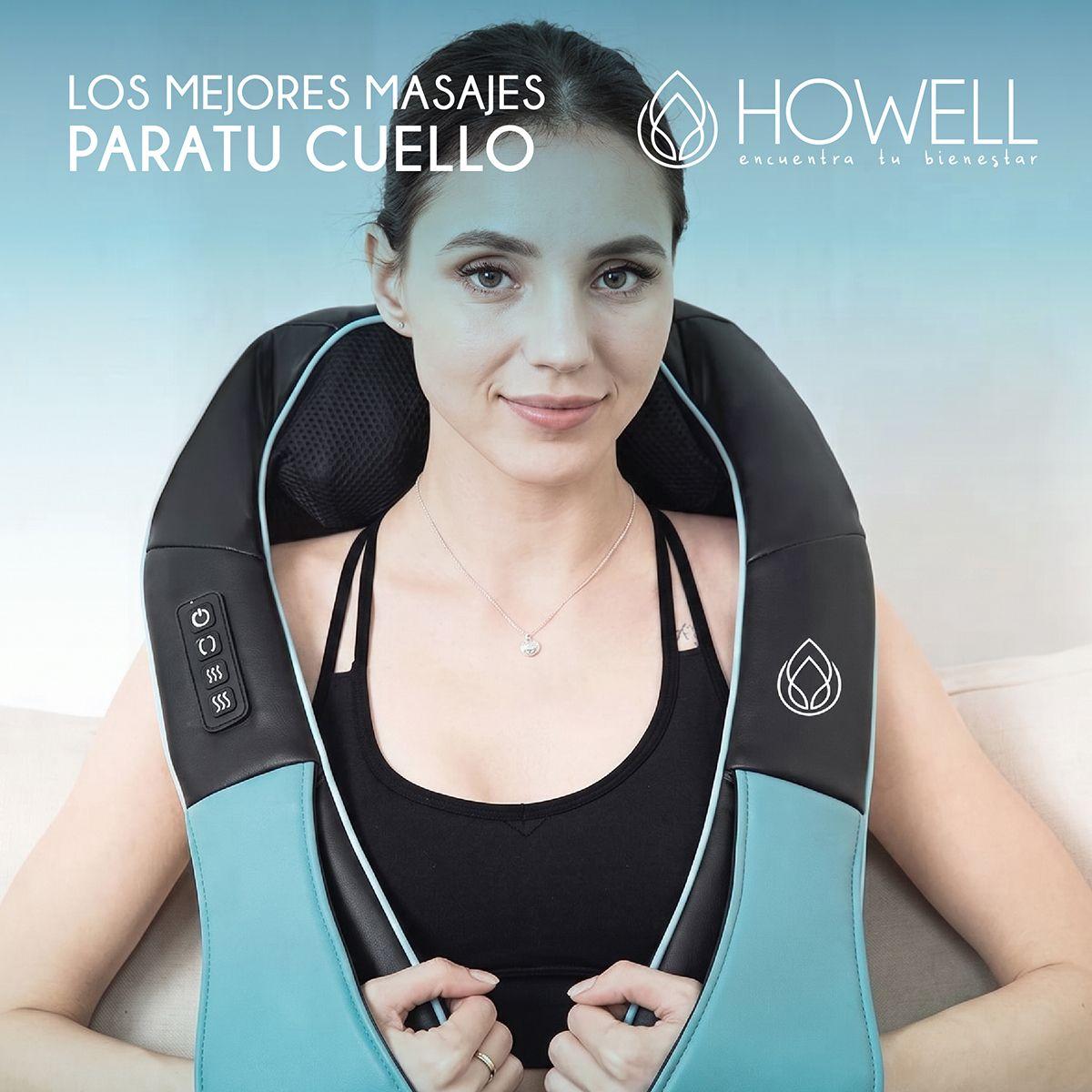 Masajeador De Cuello Espalda Howell Cervical V4 Celeste-6