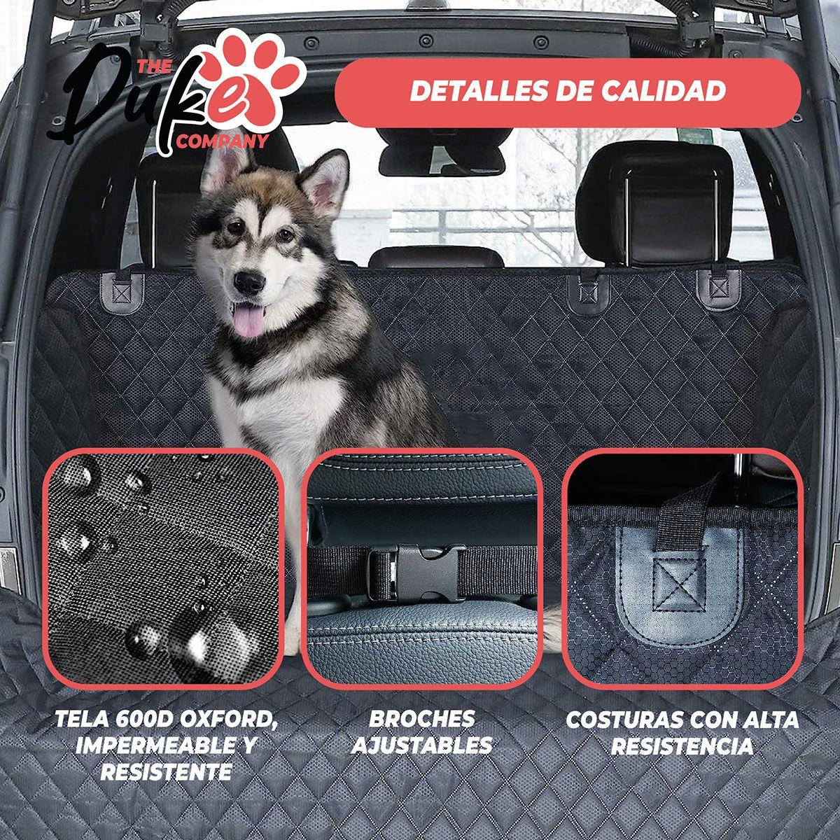 Funda Cobertor Maletero Auto Para Mascotas Duke Asiento-5