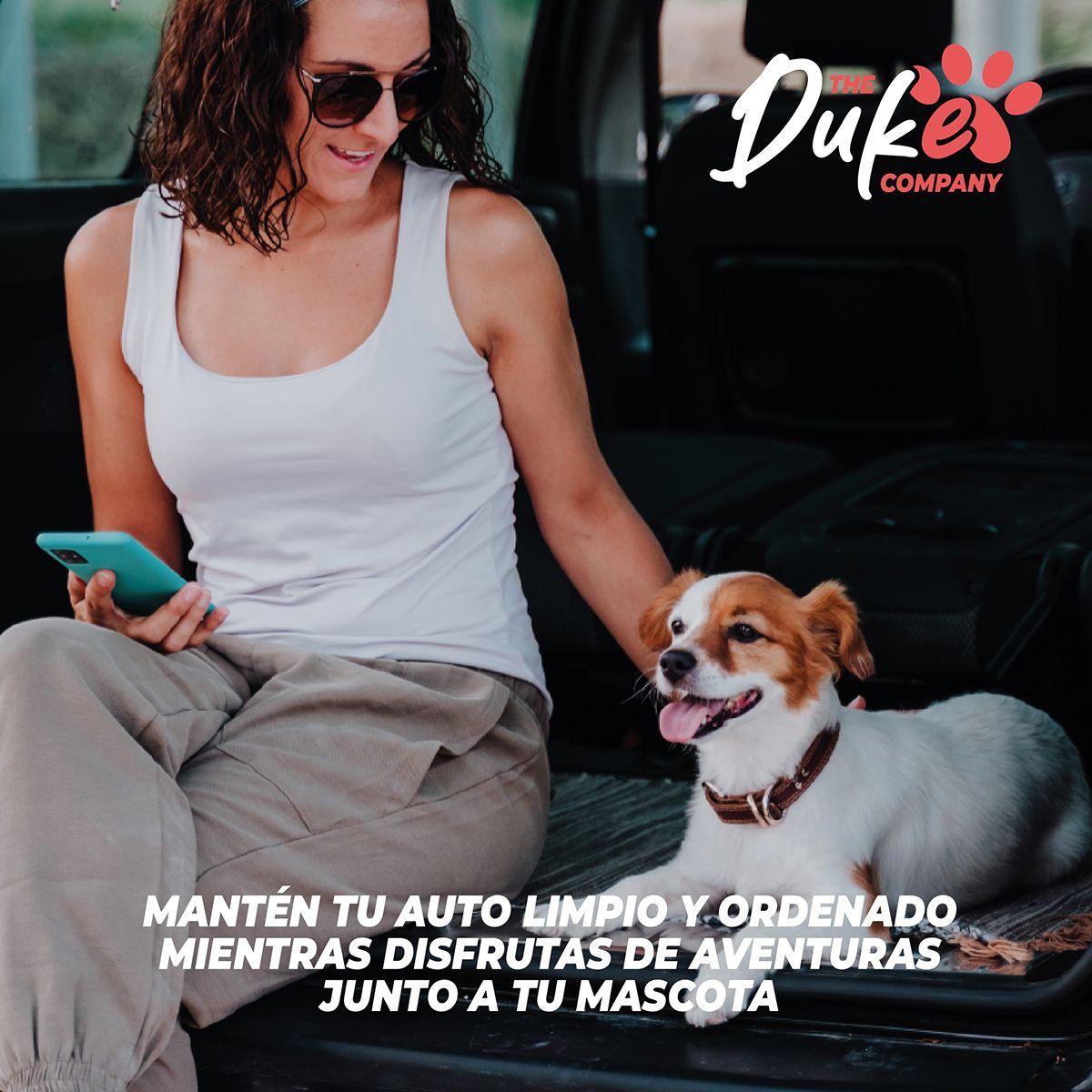 Funda Cobertor Maletero Auto Para Mascotas Duke Asiento-8