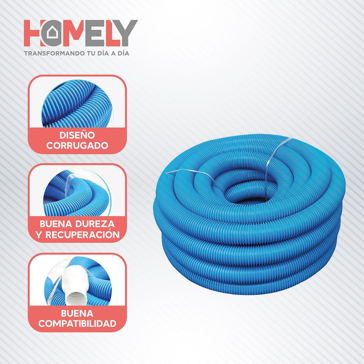 Manguera Para Piscina 10m Limpiafondos Homely PVC 38mm-3