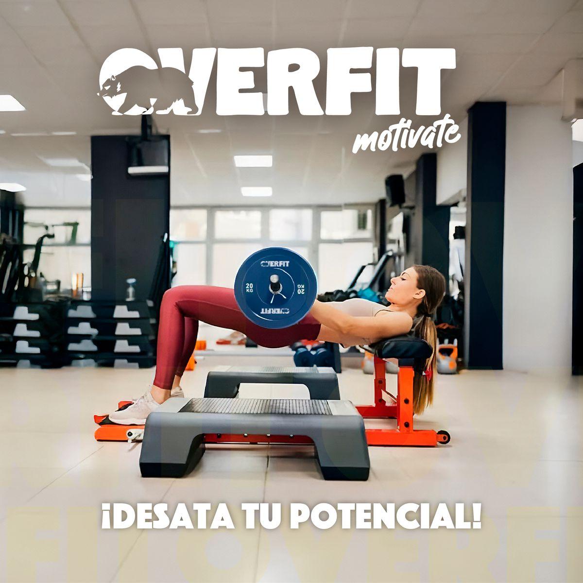 Disco Pesa Olimpica Goma Overfit 20kg Antideslizante-8