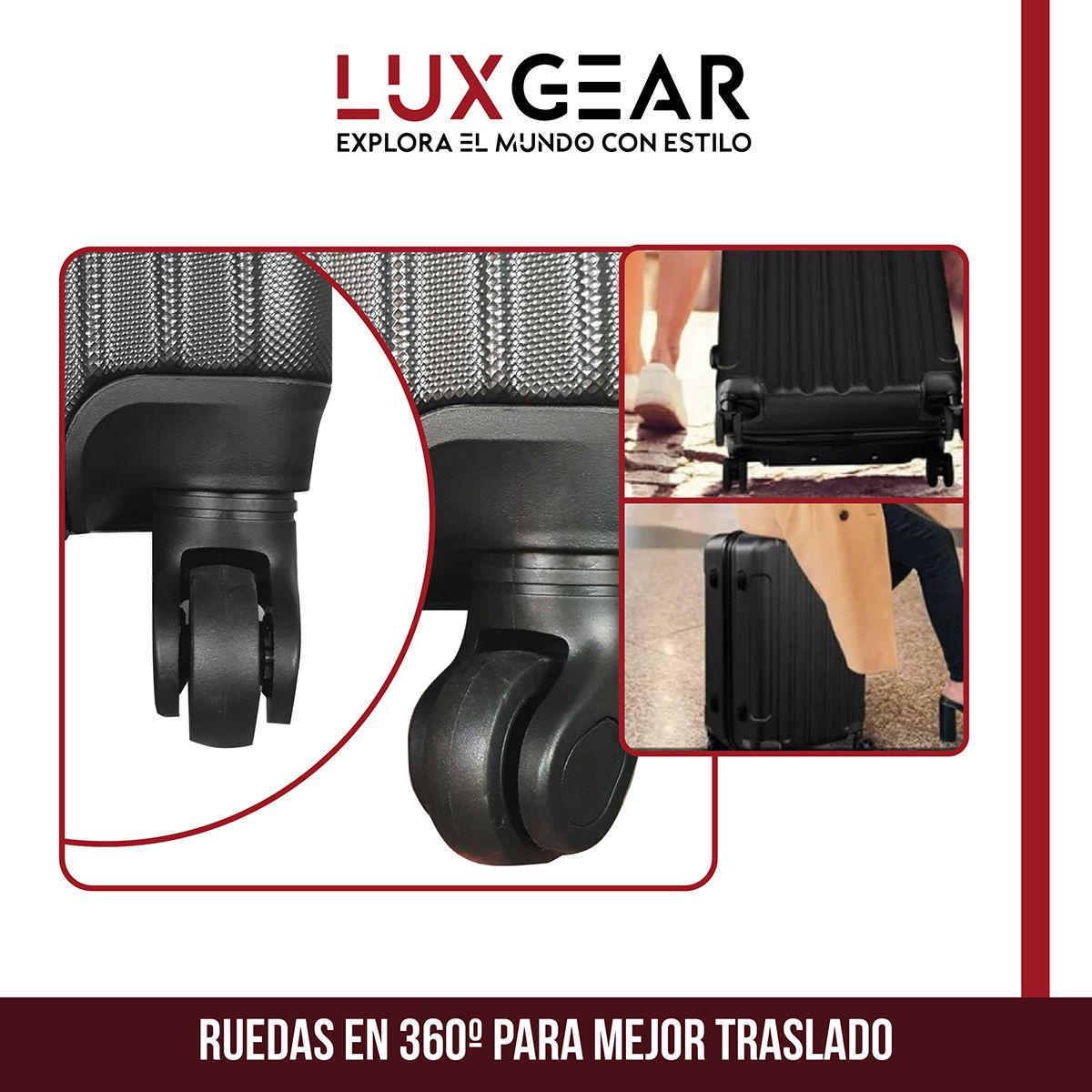 Maletas 10 15 23kg Luxgear Set x3 Maletas Viaje Antigolpes-3