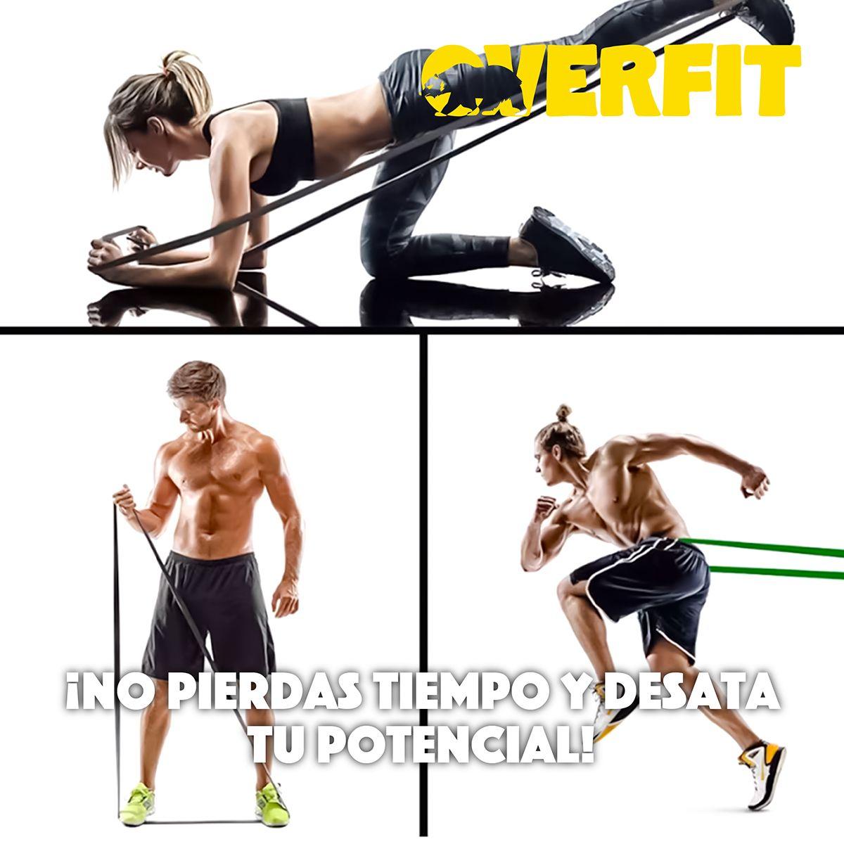 Power Bands Overfit Bandas Elasticas Resistencia Set X4-3