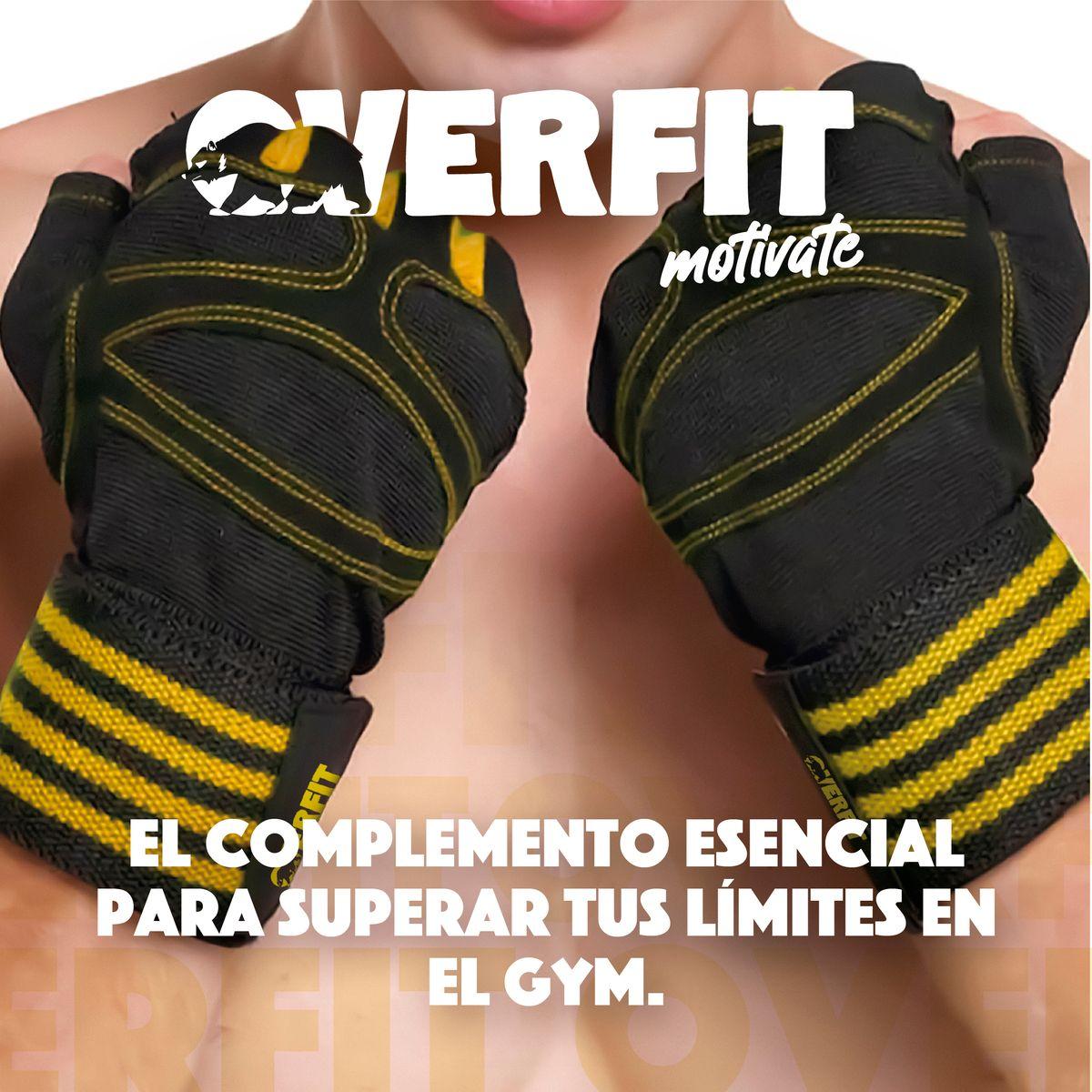 Guantes Gym Deportivos Overfit Talla L Entrenamiento Levantamiento Pesas Fitness-7