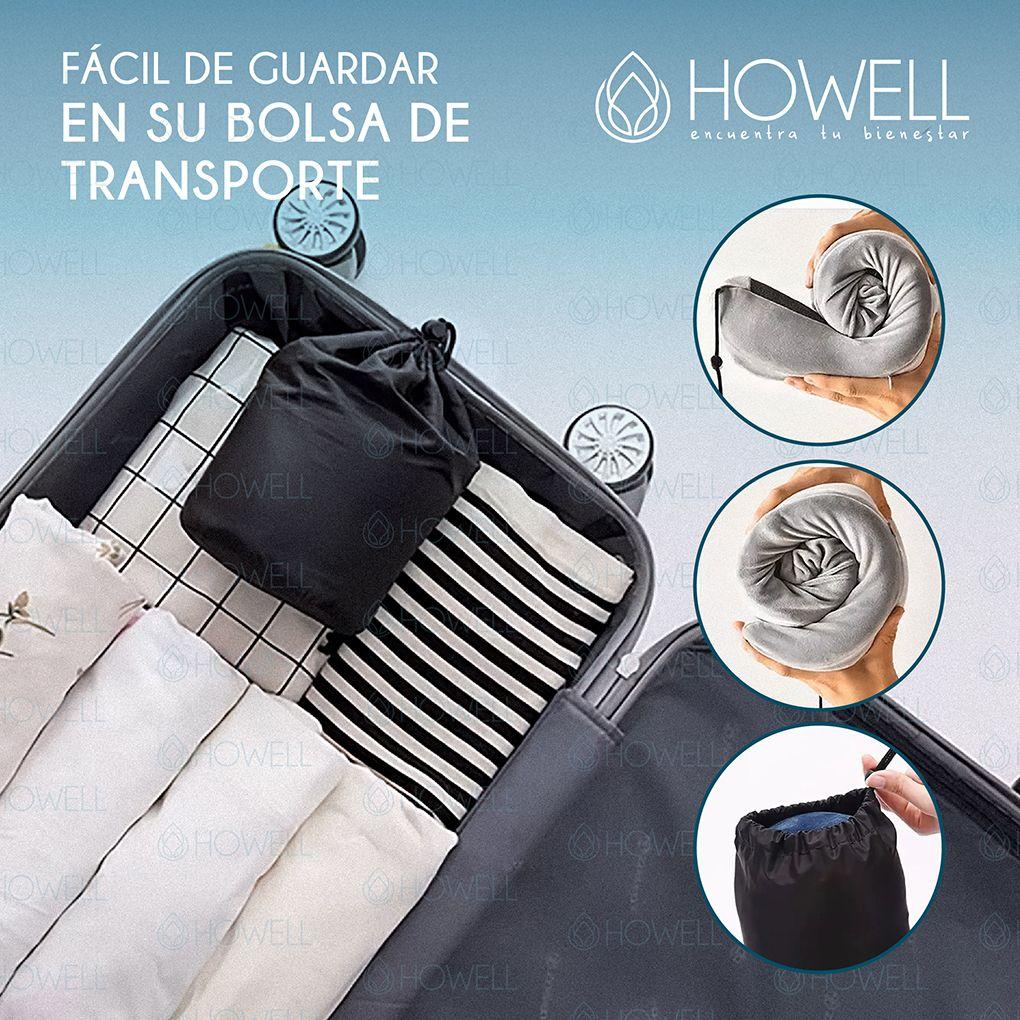 Almohada Cervical de Viaje Howell Visco Memory + Accesorios-5