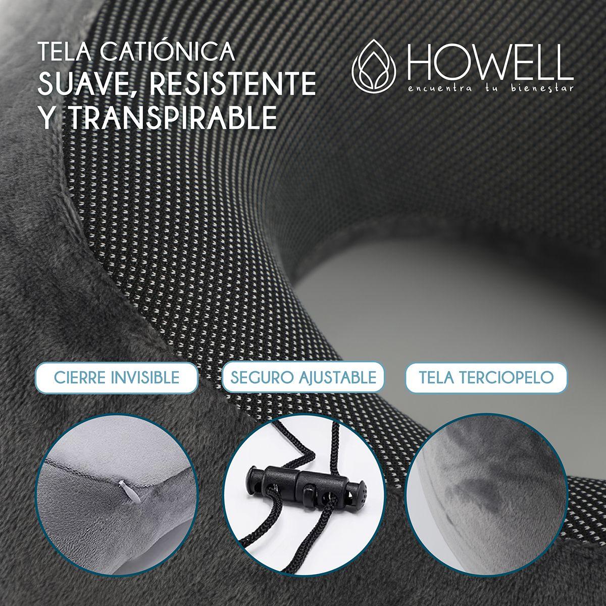 Almohada Cervical de Viaje Howell Visco Memory + Accesorios-6