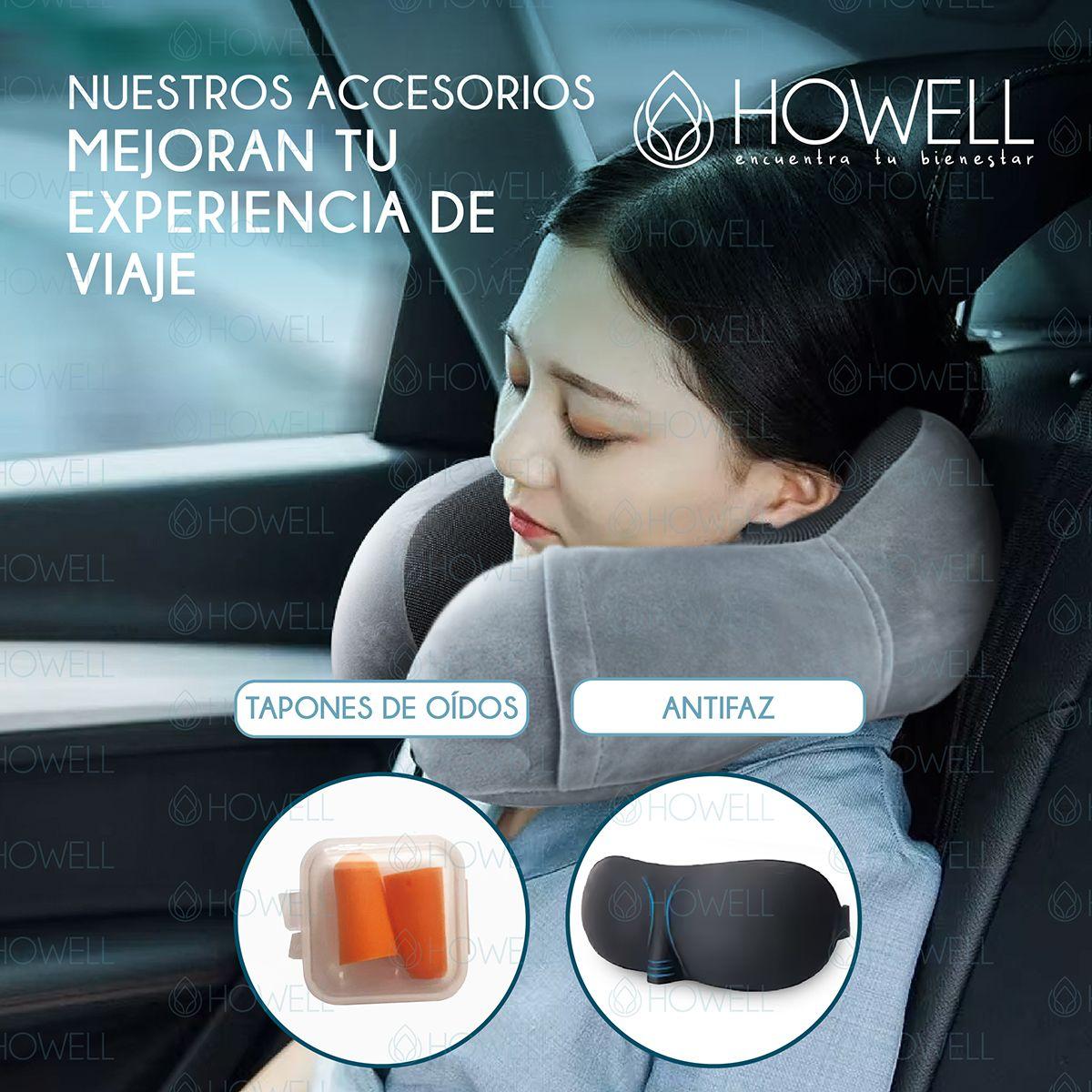 Almohada Cervical de Viaje Howell Visco Memory + Accesorios-7