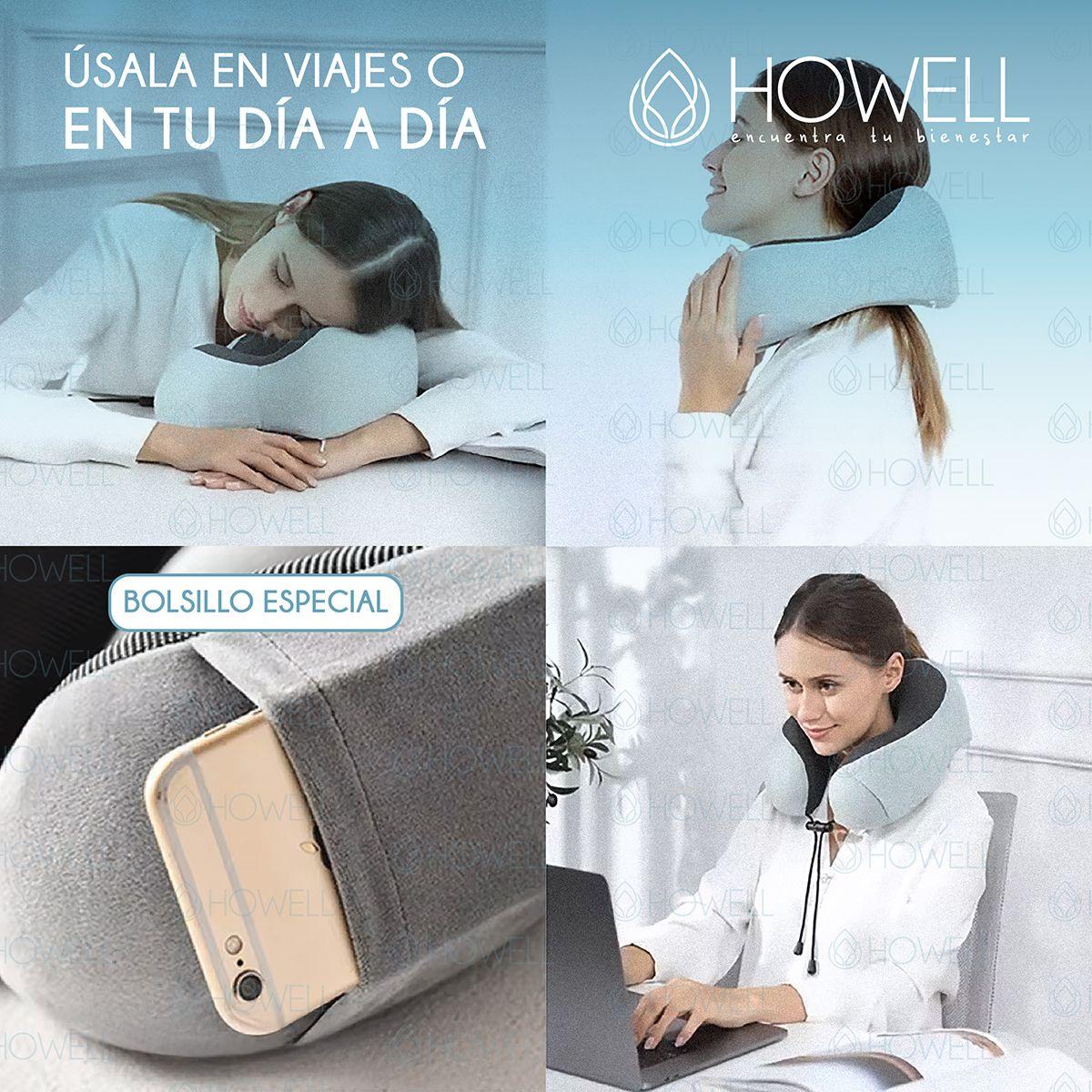 Almohada Cervical de Viaje Howell Visco Memory + Accesorios-8
