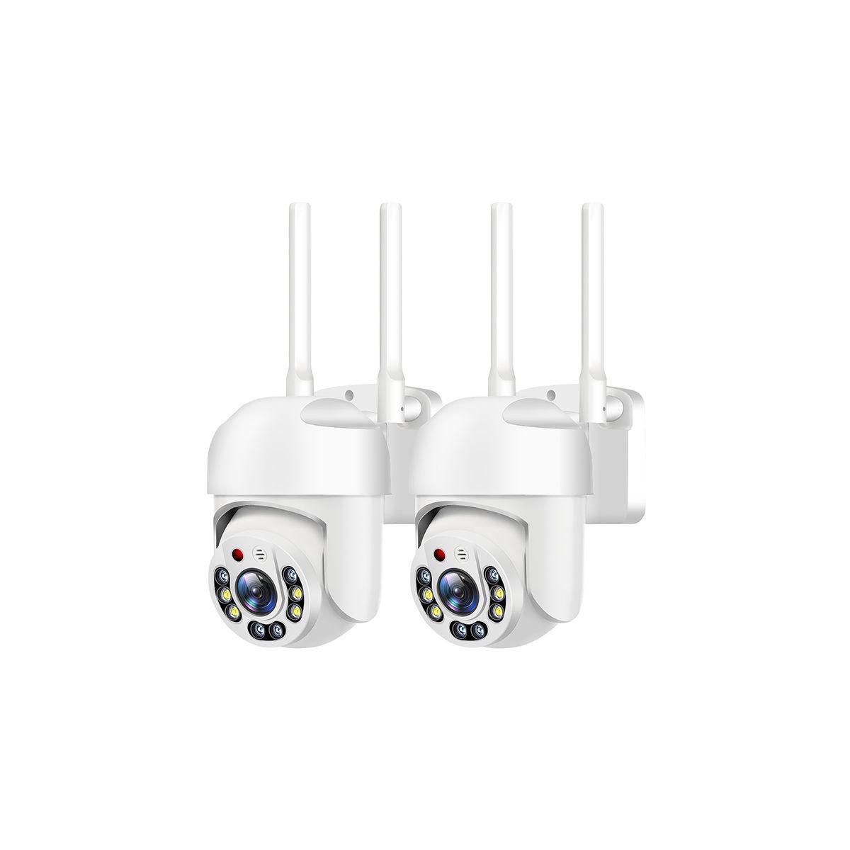 Pack x2 Cámara de Seguridad Wifi Impermeable Zeker 2MP 5G-0