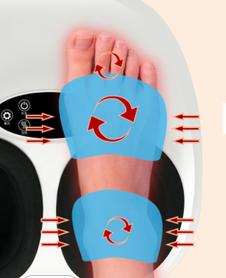 Masajeador de Pies Eléctrico Maquina Masajeadora Con Calor-8