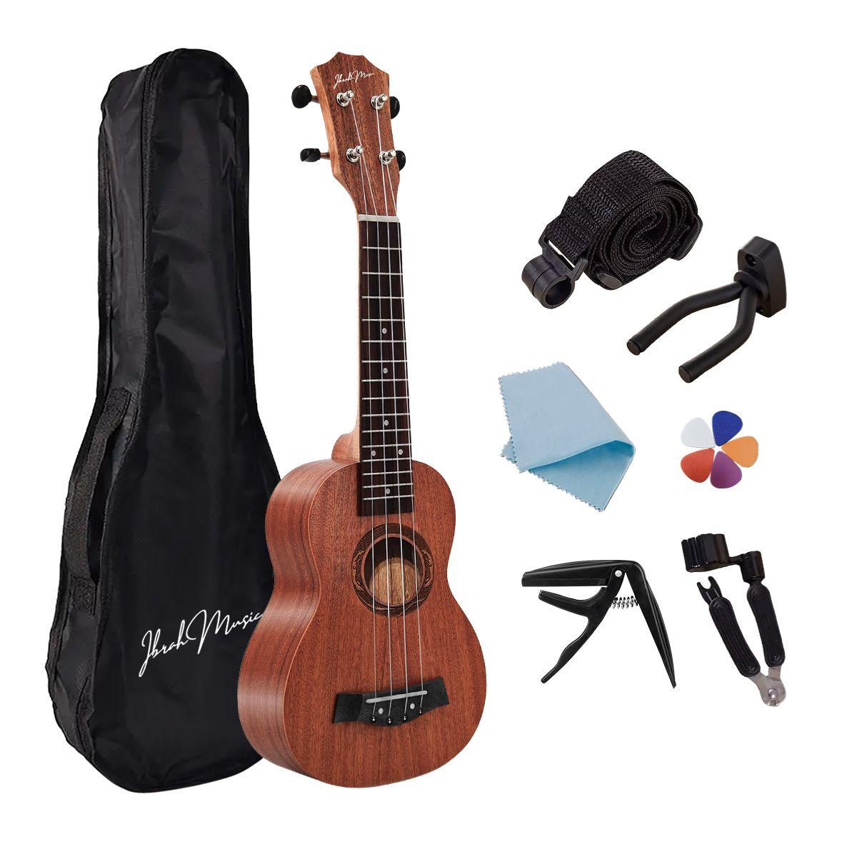 Ukelele Caoba Soprano Concierto Ibrah Music + Accesorios-0