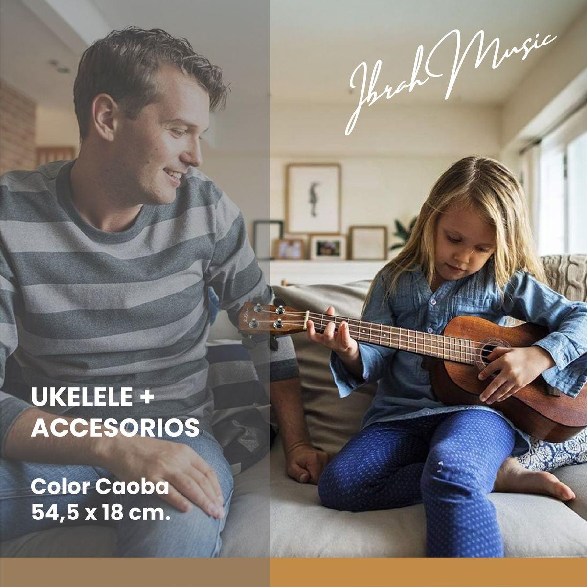 Ukelele Caoba Soprano Concierto Ibrah Music + Accesorios-6