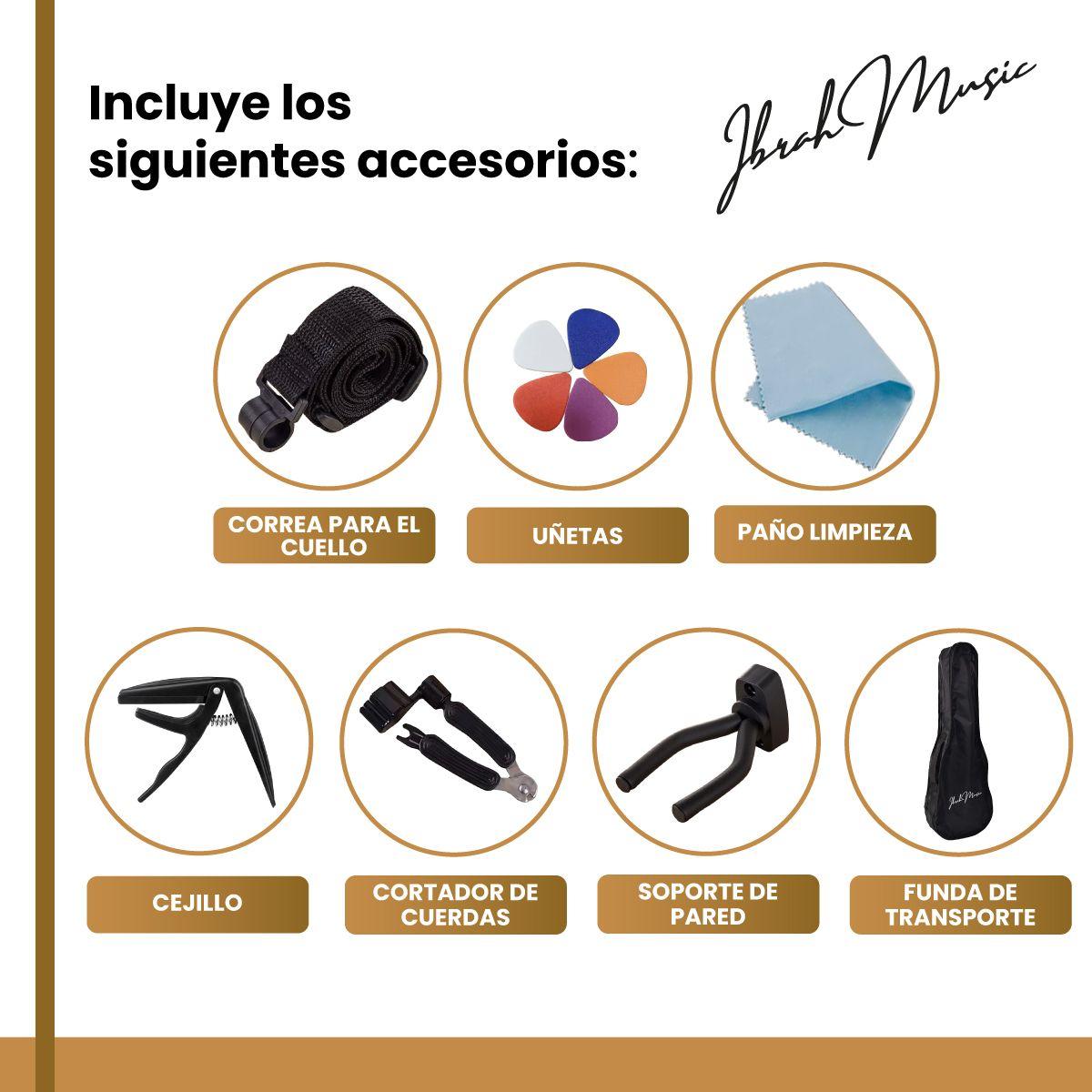 Ukelele Caoba Soprano Concierto Ibrah Music + Accesorios-1