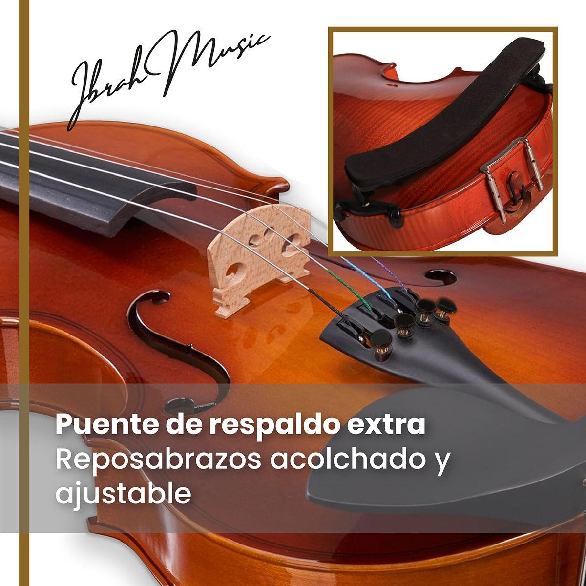 Violin 4/4 Acustico Ibrah Music Estuche y Arco + Accesorios-5
