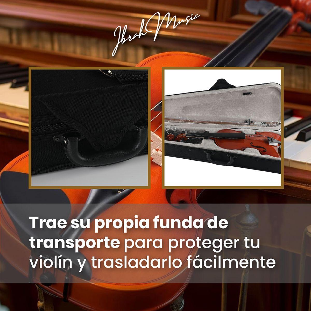 Violin 4/4 Acustico Ibrah Music Estuche y Arco + Accesorios-6