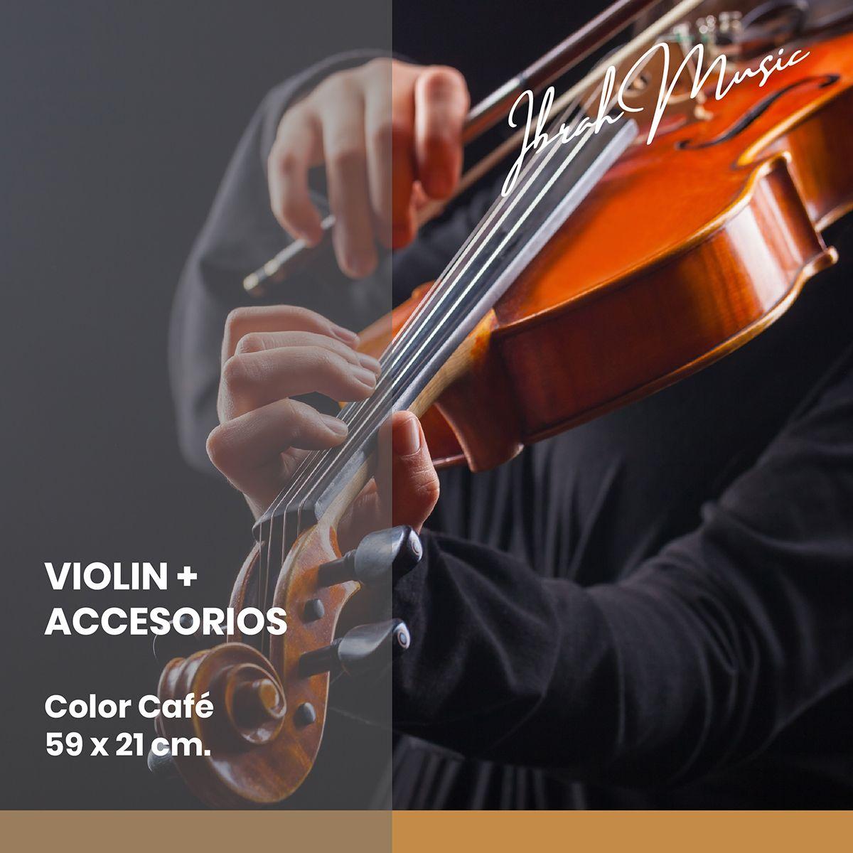 Violin 4/4 Acustico Ibrah Music Estuche y Arco + Accesorios-8