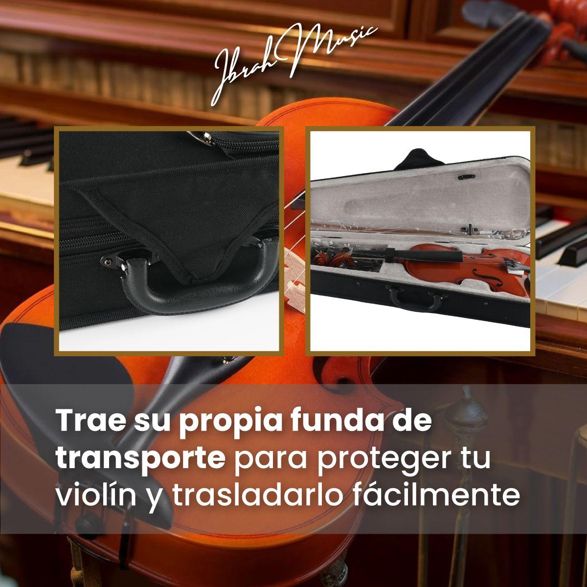 Violin 4/4 Acustico Ibrah Music Estuche y Arco + Accesorios-6