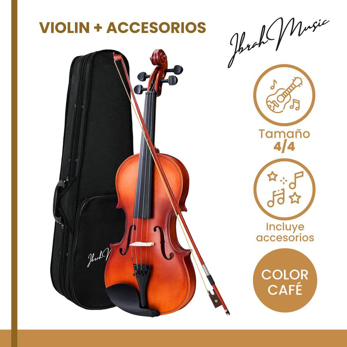 Violin 4/4 Acustico Ibrah Music Estuche y Arco + Accesorios-1