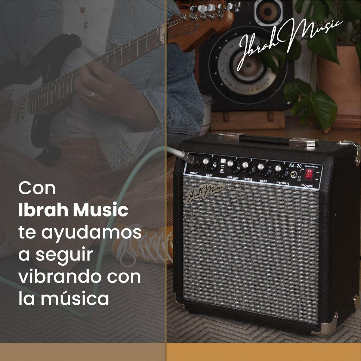 Amplificador Guitarra Electrica y Electroacustica Ibrah KA-20W-8