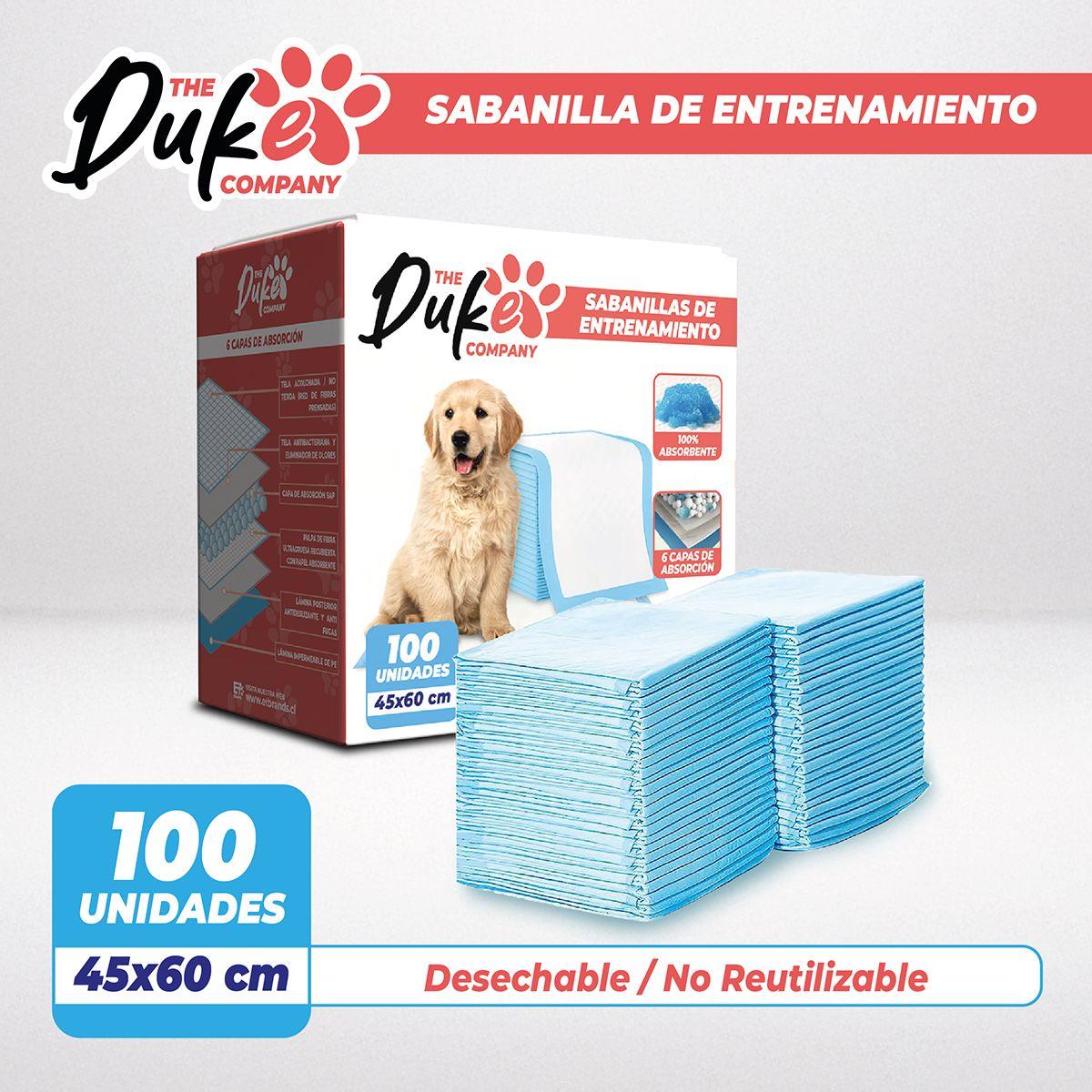 Sabanillas Para Perro 45x60 Duke 6 Capas Aromáticas 100u-5
