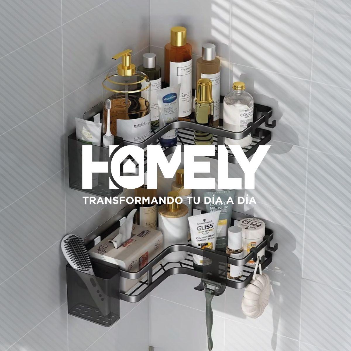 Organizador De Ducha Esquinero Homely Acero Inox Set X2-7