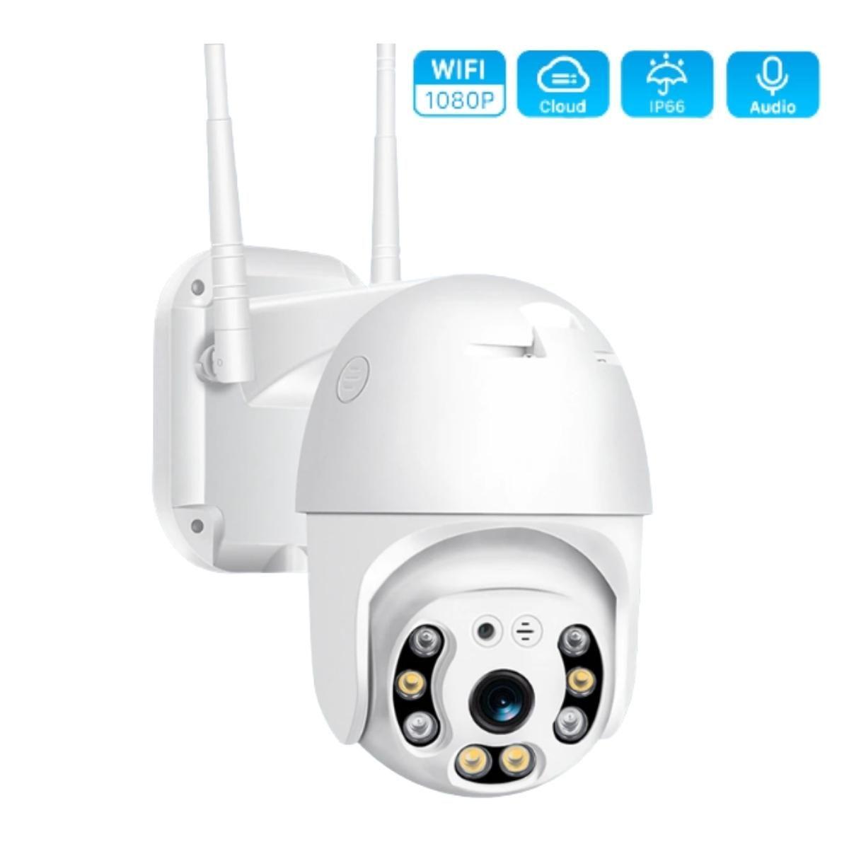 Camara De Seguridad Inalambrica Wifi Full HD Impermeable-8