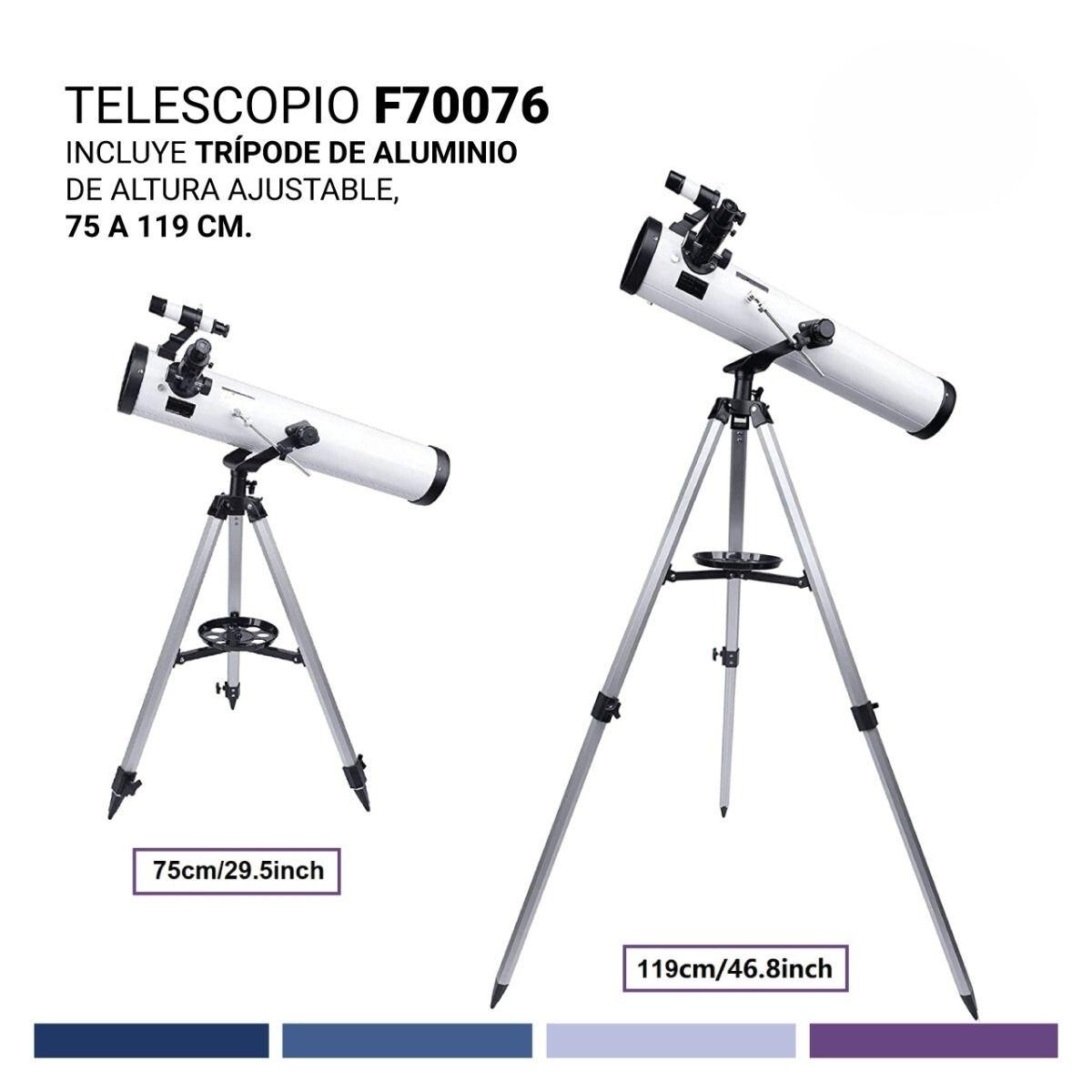 Telescopio Astronómico Newtoniano F70076 Planex + Soporte-6