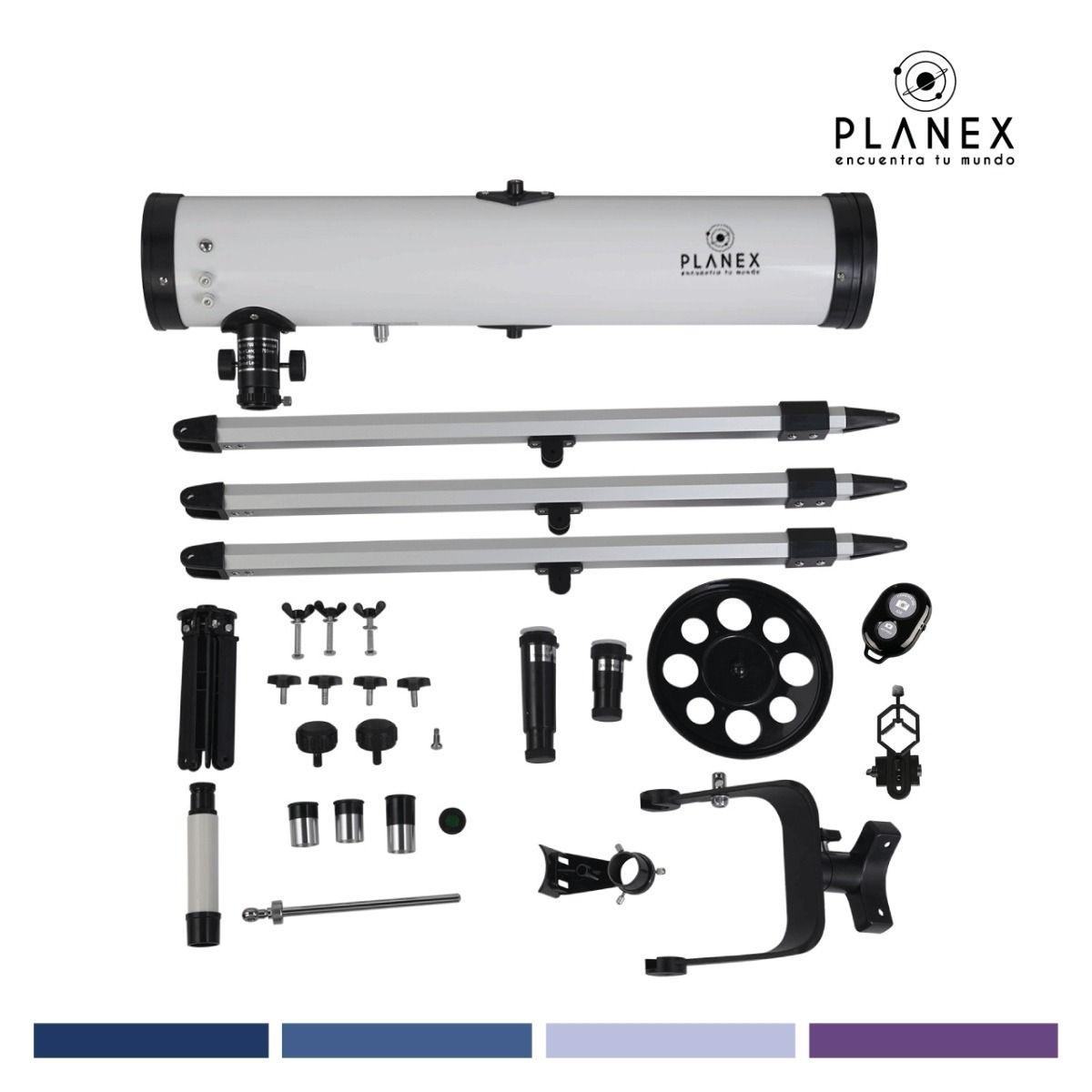 Telescopio Astronómico Newtoniano F70076 Planex + Soporte-7