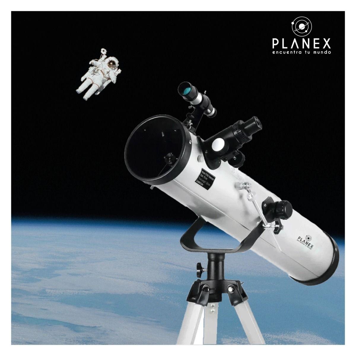 Telescopio Astronómico Newtoniano F70076 Planex + Soporte-8