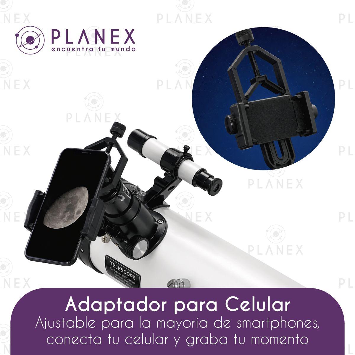 Telescopio Astronómico Newtoniano F70076 Planex + Soporte-6