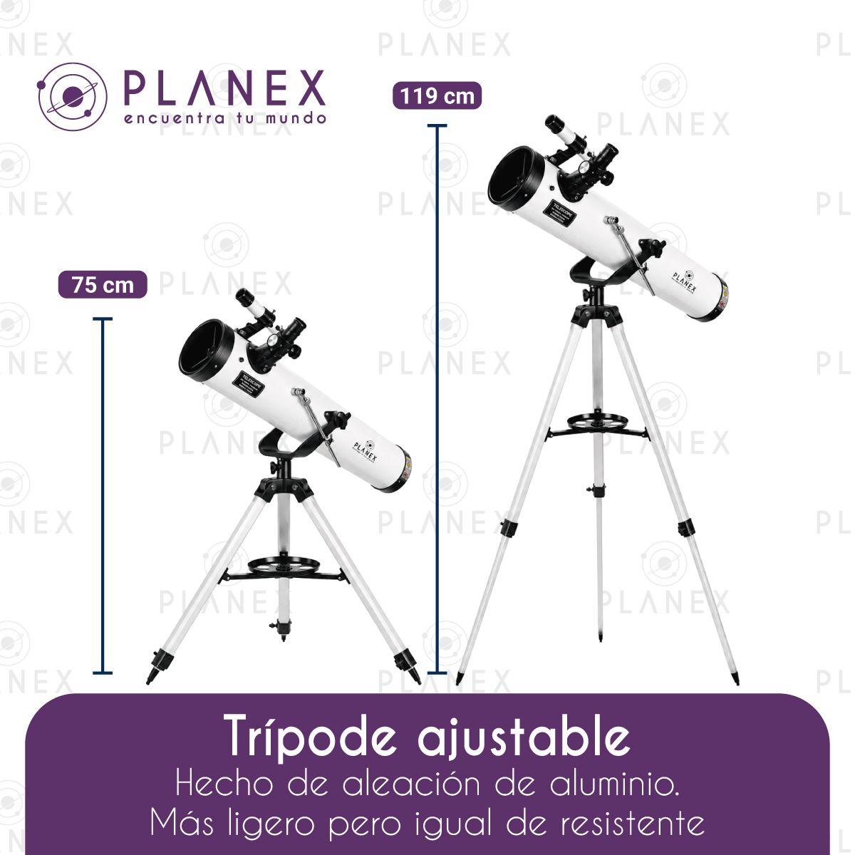 Telescopio Astronómico Newtoniano F70076 Planex + Soporte-7