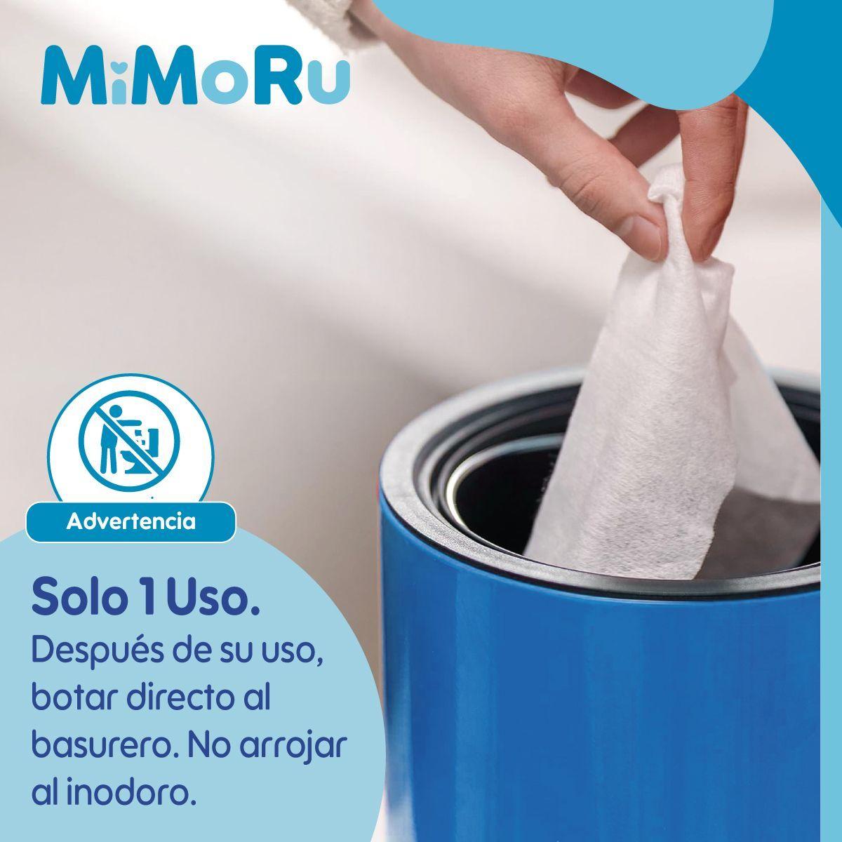 Toallitas Humedas Mimoru Bebe Wipes 99 Agua Hipoalergenica Caja 12 x 60 Unidades-8