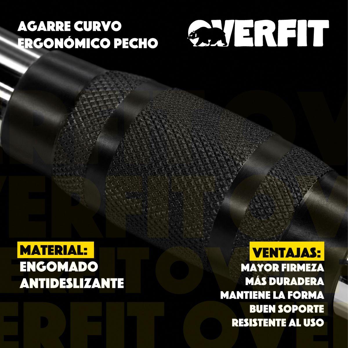 Barra Traccion Triceps Ergonomico Pro Overfit Gym Polea-4