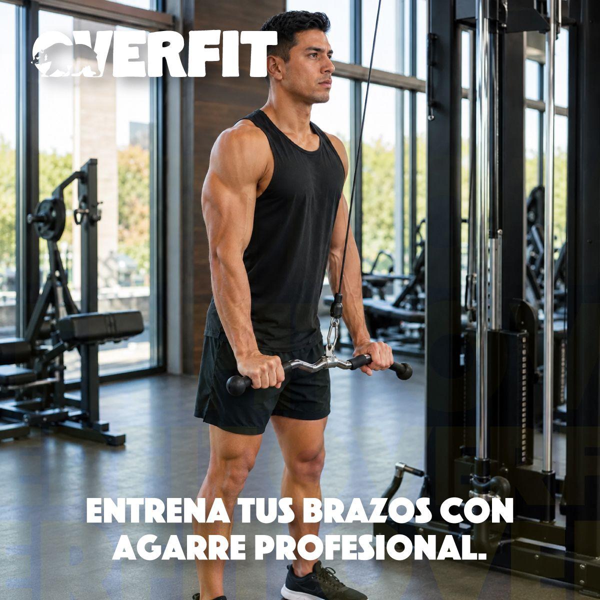 Barra Traccion Triceps Ergonomico Pro Overfit Gym Polea-8